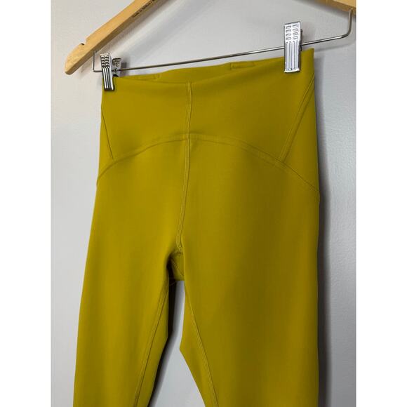 Lululemon Instill High-Rise Tight Leggings 25'' Auric Gold Women Sz 4 Stretch - Picture 10 of 10